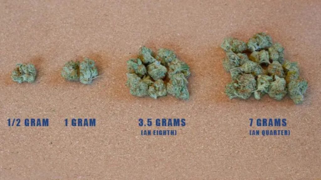 how much is an eighth in grams