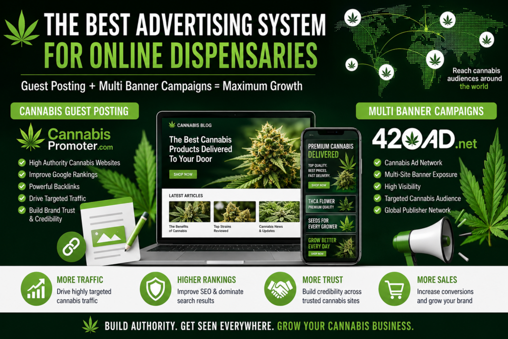 Best Advertising for cannabis industry